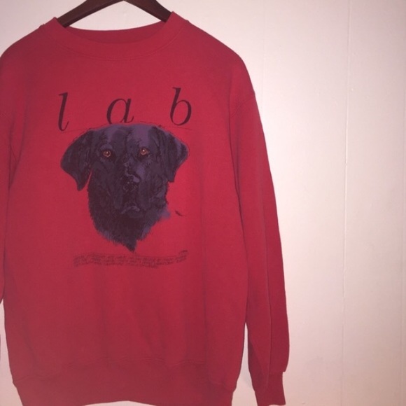 Vintage Labrador Retriever sweater fits adult medium rare *good boy certified* - Picture 4 of 9